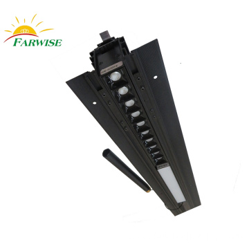 Ceiling rail LED track light square aluminum radiator